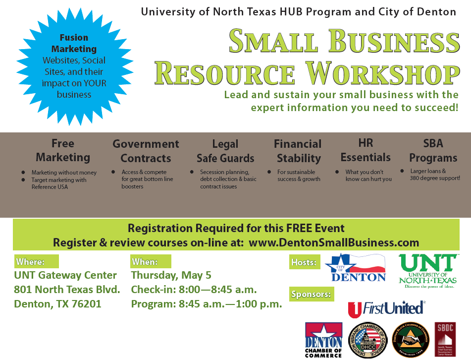 UNT/HUB Small Business Resource DAS HR
