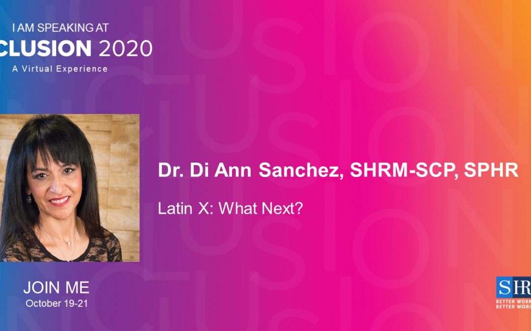 Dr. Di is Speaking at SHRM Inclusion Conference!